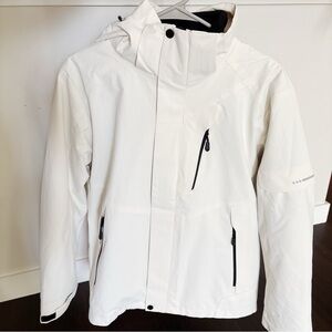 2-in-1 Unisex Ski Jacket with detachable hood and fleece layer